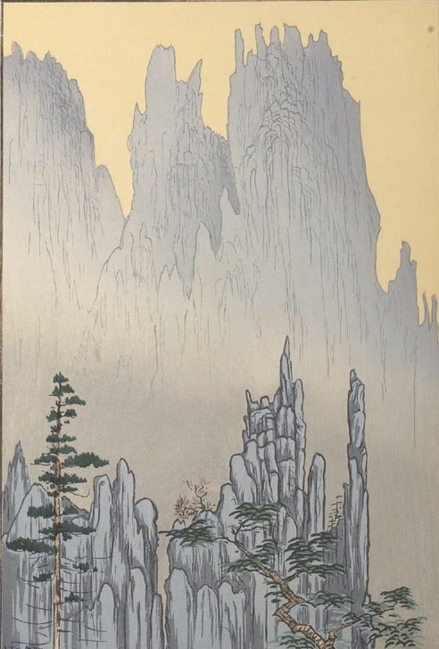 L’attribut alt de cette image est vide, son nom de fichier est Comparaison-1928-LILLIAN-MILLER-Cathedral-Cliffs-Diamond-Mountains-Korea.jpg.