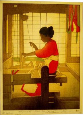 1918 (cat 70) The Spinner - 21,6x29,0 cm