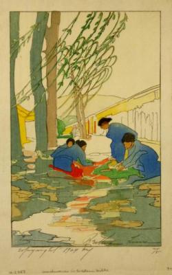 1924 (cat 103) Washerwomen in the Western Hills