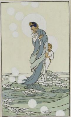 1929 (cat 138) Sea of Lilies (en relieve)