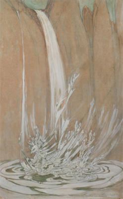 1935 (cat 177) Black Dragon Pool painting