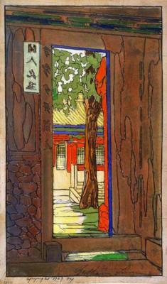 1924 (cat 115) Garden Door (sbalzato)