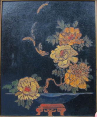 1924 (cat 119) Butterflies (sbalzato)