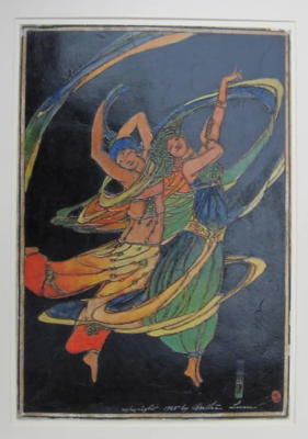 1924 (cat 120) Dancers (sbalzato)