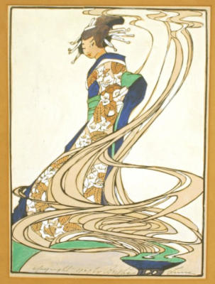 1927 (cat 129) Incense (sbalzato)
