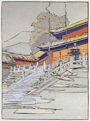 1924 (cat 110) Tan Shi Sou, White Snake Temple (raised lines)