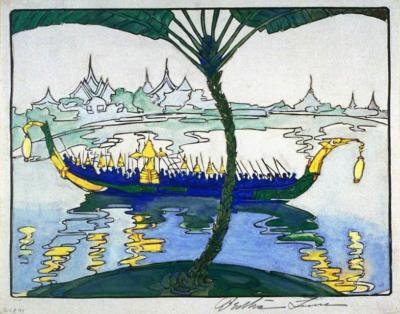 1930 (cat 142) The King Passes (raised lines)