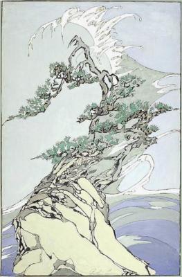 1932 (cat 149) The Wave (raised lines)