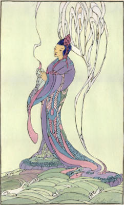 1935 (cat 169) Kuan Yin from Gang Planks to the East (raised lines)