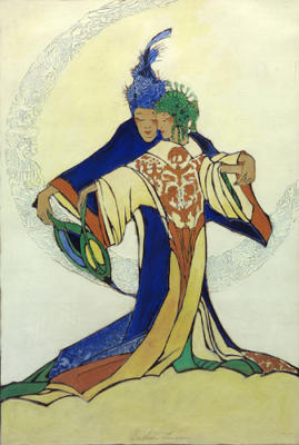 1924 (cat 098) Ming Huang and Yang Kuei Fei (en relief)