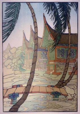 1936 (cat 183) Rice Barns, Sumatra